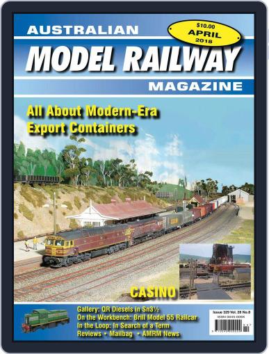Australian Model Railway April 1st, 2018 Digital Back Issue Cover