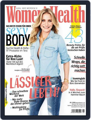 Women’s Health Deutschland April 11th, 2016 Digital Back Issue Cover