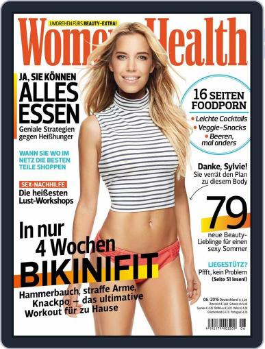 Women’s Health Deutschland May 9th, 2016 Digital Back Issue Cover
