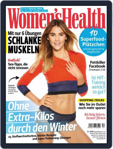 Women’s Health Deutschland December 1st, 2016 Digital Back Issue Cover