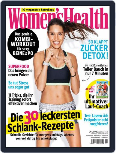 Women’s Health Deutschland April 1st, 2017 Digital Back Issue Cover