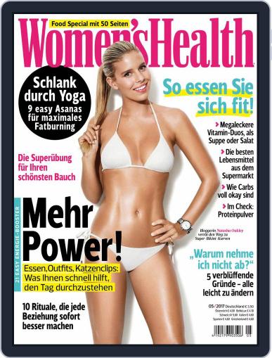 Women’s Health Deutschland May 1st, 2017 Digital Back Issue Cover