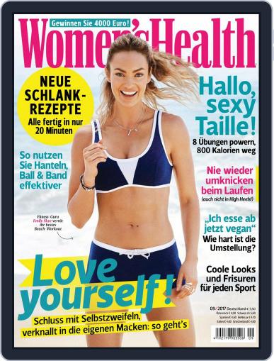 Women’s Health Deutschland September 1st, 2017 Digital Back Issue Cover