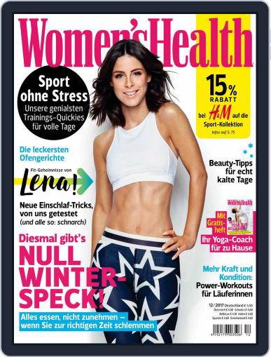 Women’s Health Deutschland December 1st, 2017 Digital Back Issue Cover