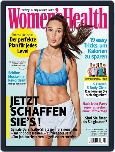 Women’s Health Deutschland January 1st, 2018 Digital Back Issue Cover