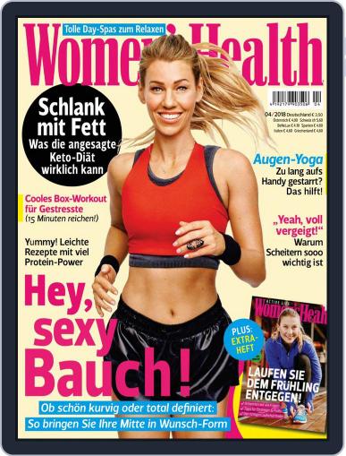 Women’s Health Deutschland April 1st, 2018 Digital Back Issue Cover