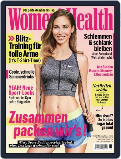 Women’s Health Deutschland June 1st, 2018 Digital Back Issue Cover
