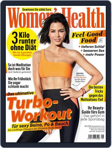 Women’s Health Deutschland September 1st, 2018 Digital Back Issue Cover