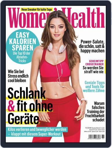 Women’s Health Deutschland November 1st, 2018 Digital Back Issue Cover