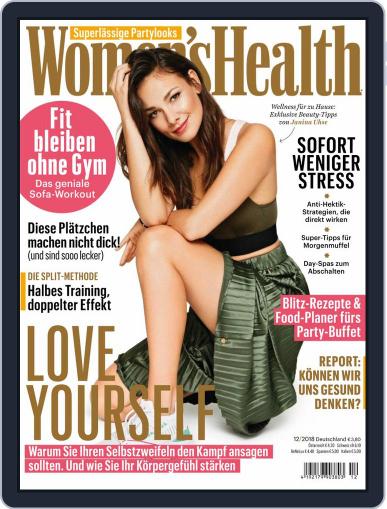 Women’s Health Deutschland (Digital) December 1st, 2018 Issue Cover