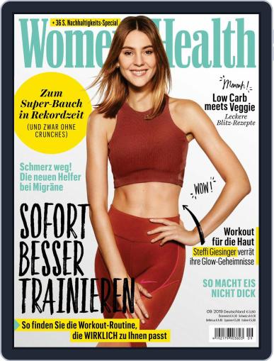 Women’s Health Deutschland September 1st, 2019 Digital Back Issue Cover