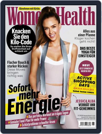Women’s Health Deutschland (Digital) November 1st, 2019 Issue Cover