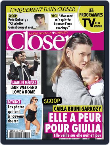 Closer France April 14th, 2012 Digital Back Issue Cover
