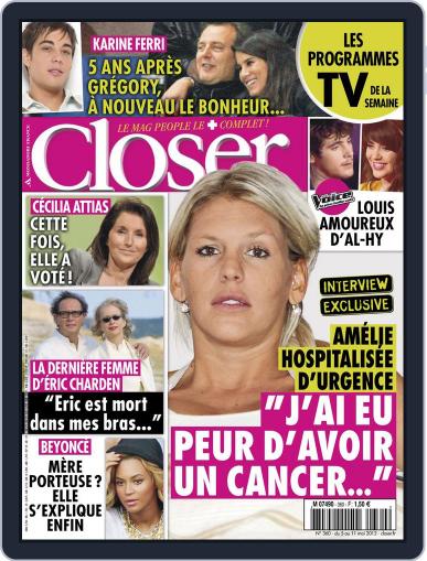 Closer France May 4th, 2012 Digital Back Issue Cover