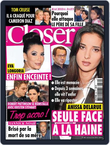 Closer France October 7th, 2012 Digital Back Issue Cover