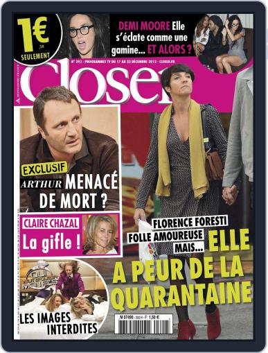 Closer France December 17th, 2012 Digital Back Issue Cover