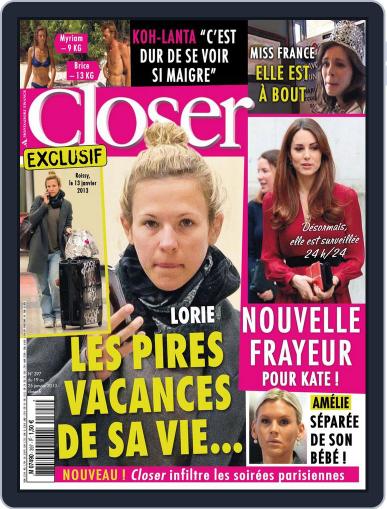 Closer France January 19th, 2013 Digital Back Issue Cover