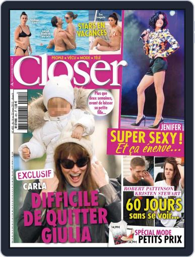 Closer France March 16th, 2013 Digital Back Issue Cover