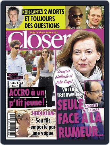 Closer France April 5th, 2013 Digital Back Issue Cover