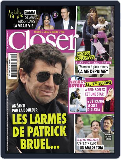 Closer France June 7th, 2013 Digital Back Issue Cover
