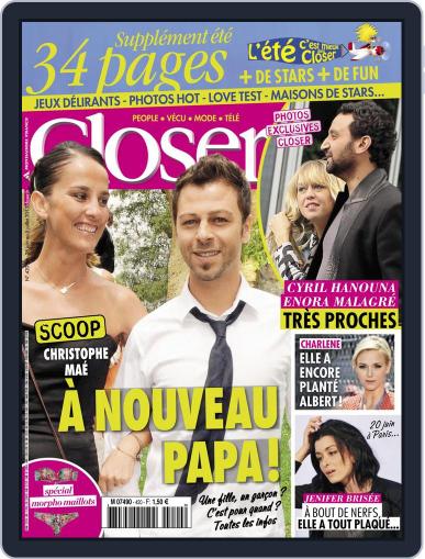 Closer France June 28th, 2013 Digital Back Issue Cover