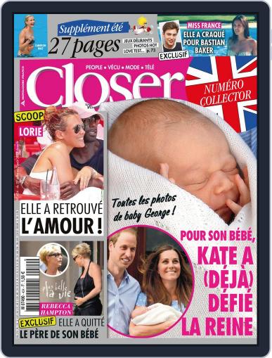 Closer France July 26th, 2013 Digital Back Issue Cover