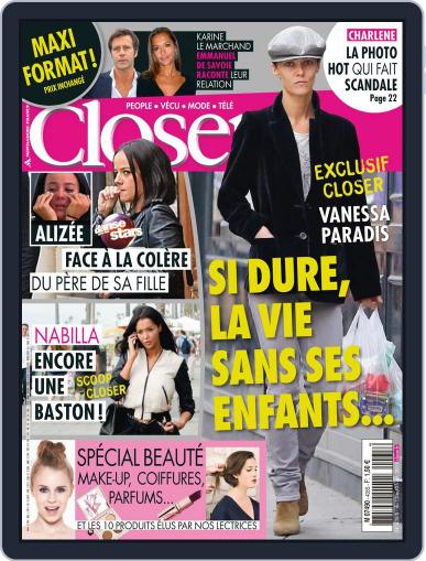 Closer France October 11th, 2013 Digital Back Issue Cover