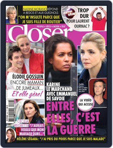 Closer France October 18th, 2013 Digital Back Issue Cover