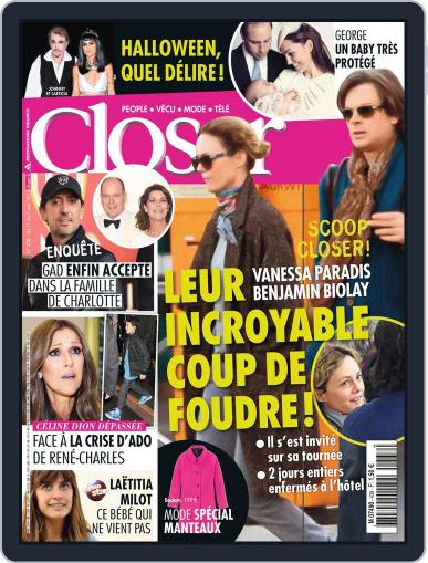 Closer France October 31st, 2013 Digital Back Issue Cover