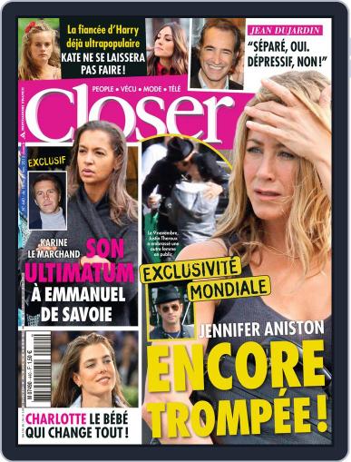 Closer France November 14th, 2013 Digital Back Issue Cover