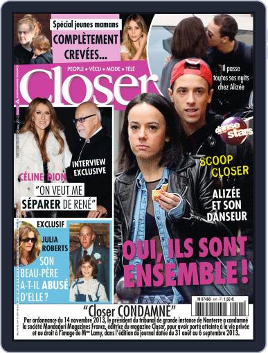 Closer France November 21st, 2013 Digital Back Issue Cover