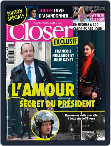 Closer France January 10th, 2014 Digital Back Issue Cover