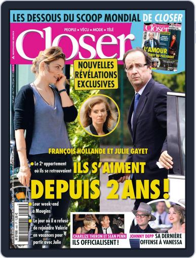 Closer France February 13th, 2014 Digital Back Issue Cover