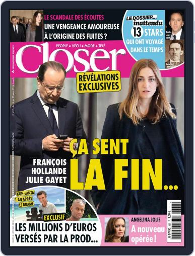 Closer France March 13th, 2014 Digital Back Issue Cover