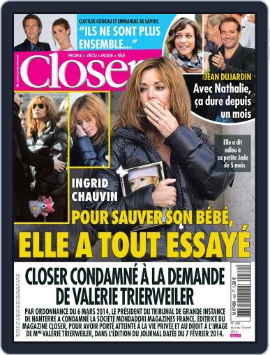 Closer France April 3rd, 2014 Digital Back Issue Cover