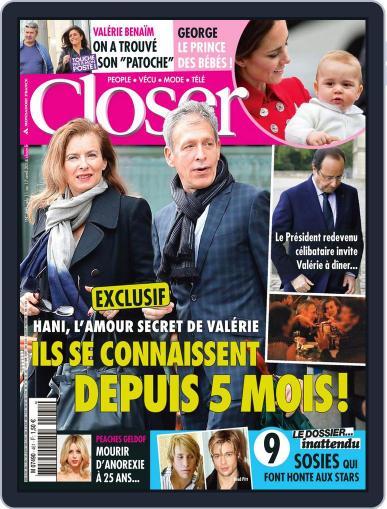 Closer France April 10th, 2014 Digital Back Issue Cover