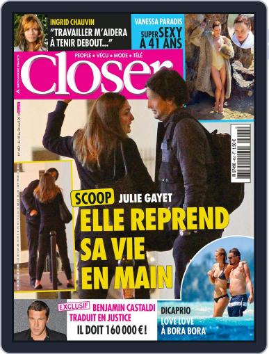 Closer France April 17th, 2014 Digital Back Issue Cover