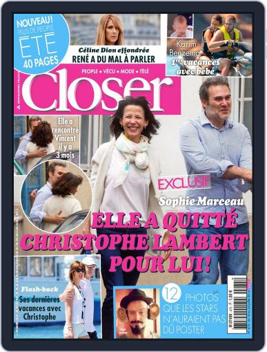 Closer France July 17th, 2014 Digital Back Issue Cover
