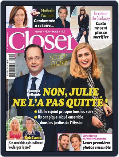 Closer France September 25th, 2014 Digital Back Issue Cover