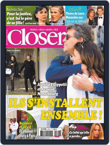 Closer France October 9th, 2014 Digital Back Issue Cover