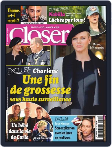 Closer France November 20th, 2014 Digital Back Issue Cover
