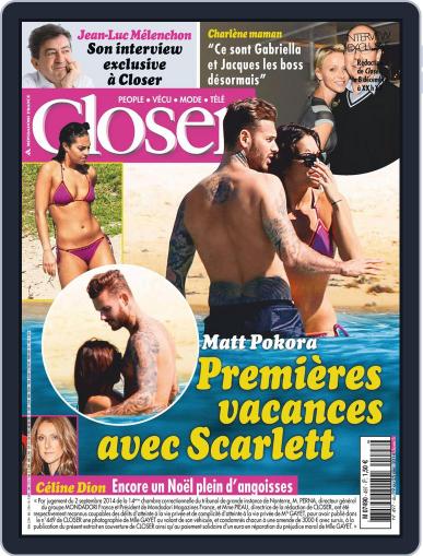 Closer France December 19th, 2014 Digital Back Issue Cover