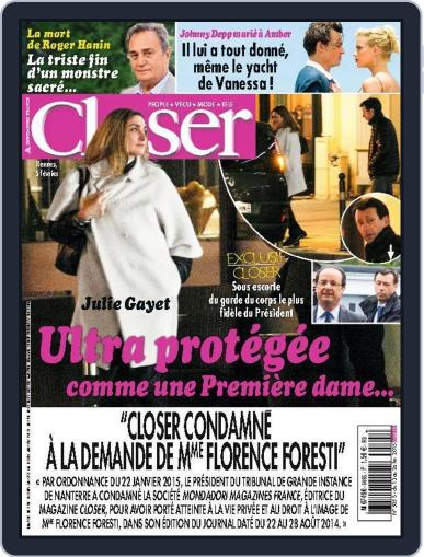Closer France February 12th, 2015 Digital Back Issue Cover