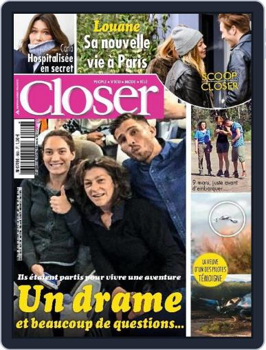 Closer France March 12th, 2015 Digital Back Issue Cover