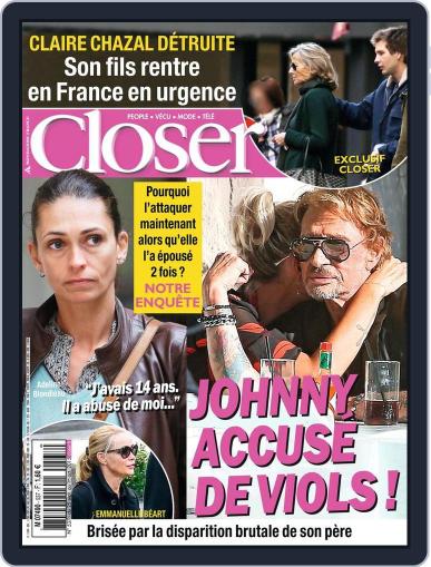 Closer France September 24th, 2015 Digital Back Issue Cover