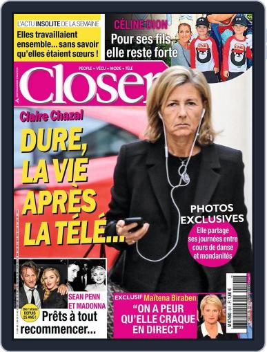 Closer France October 22nd, 2015 Digital Back Issue Cover