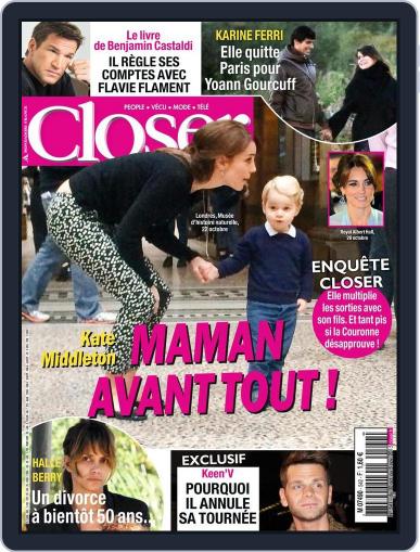 Closer France October 29th, 2015 Digital Back Issue Cover