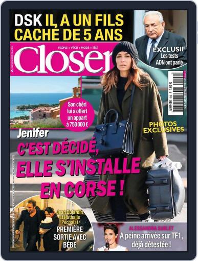 Closer France December 18th, 2015 Digital Back Issue Cover