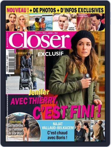 Closer France January 15th, 2016 Digital Back Issue Cover