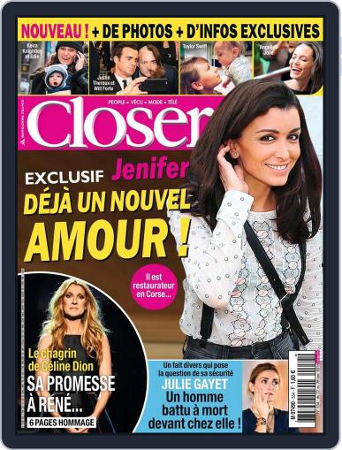 Closer France January 22nd, 2016 Digital Back Issue Cover